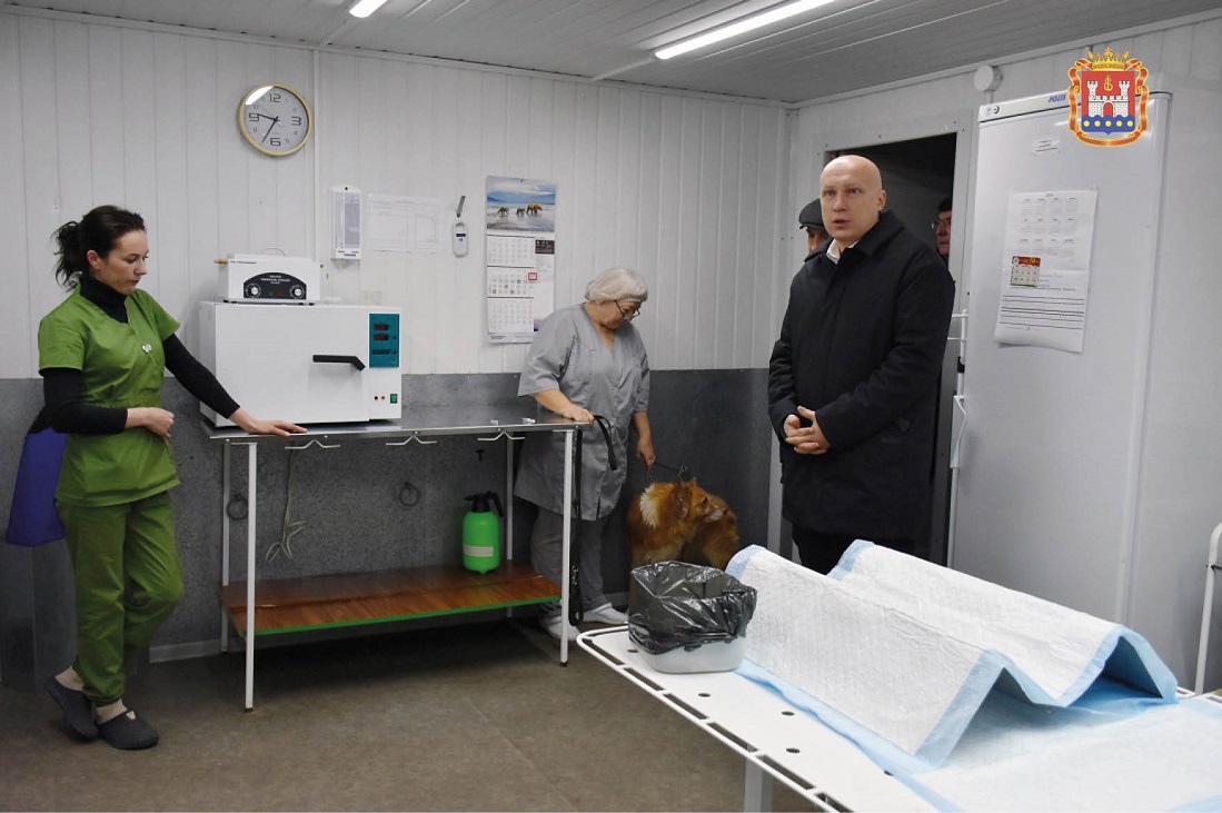 Министр сельского хозяйства Калининградской области посетил Центр для безнадзорных животных Министр сельского хозяйства Калининградской области посетил Центр для безнадзорных животных